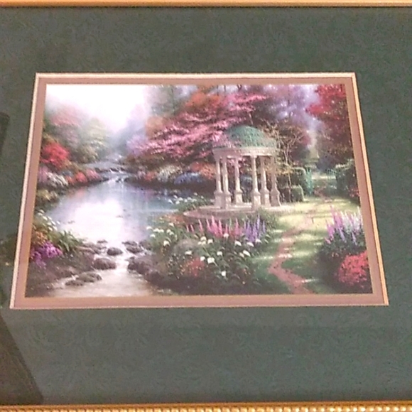 Thomas Kinkade accent print "Garden of Prayer" 9.25 in. X 11.5 in. - Picture 2 of 4